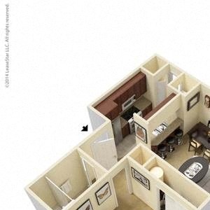 1 bed 1 bath A